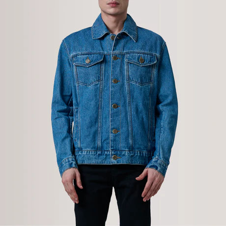 Men's Light Wash Denim Jacket