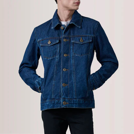 Men's Light Wash Denim Jacket