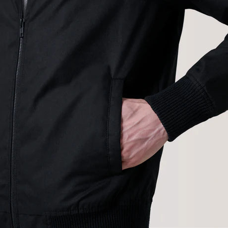 Morrison Olive Canvas Bomber Jacket