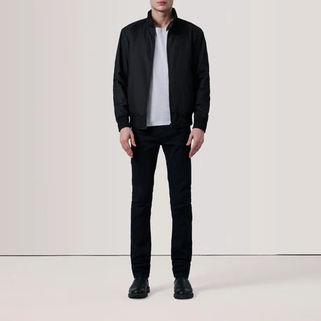 Morrison Olive Canvas Bomber Jacket