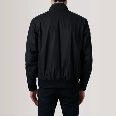 Morrison Olive Canvas Bomber Jacket