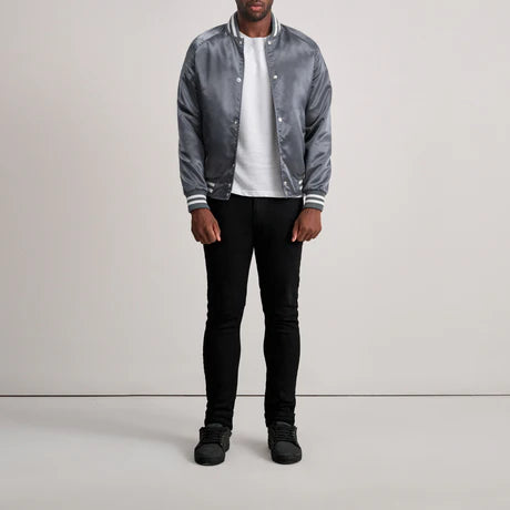Xander Black Varsity Jacket