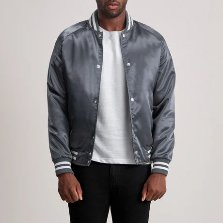 Xander Black Varsity Jacket