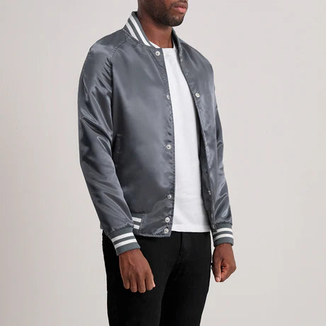 Xander Black Varsity Jacket