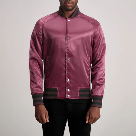 Xander Black Varsity Jacket
