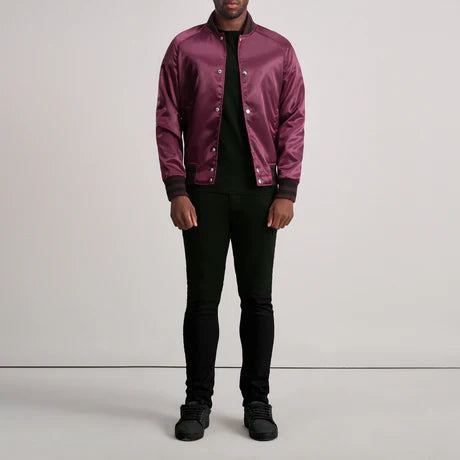 Xander Black Varsity Jacket