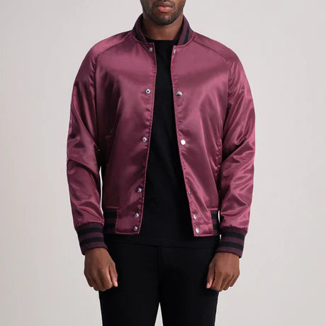 Xander Black Varsity Jacket