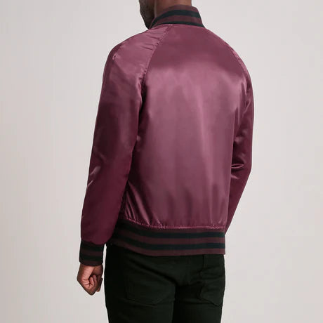 Xander Black Varsity Jacket