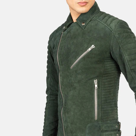 Armand Black Leather Biker Jacket