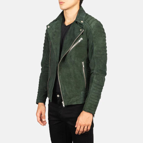 Armand Black Leather Biker Jacket