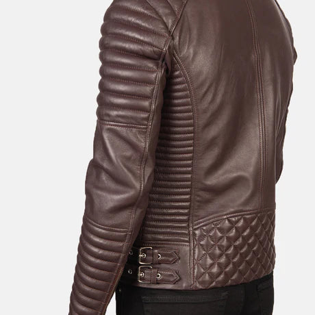 Armand Black Leather Biker Jacket
