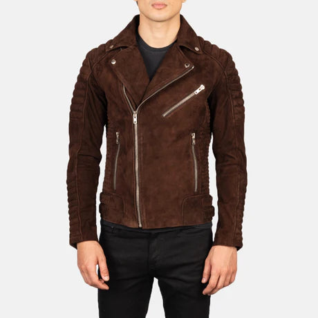 Armand Black Leather Biker Jacket