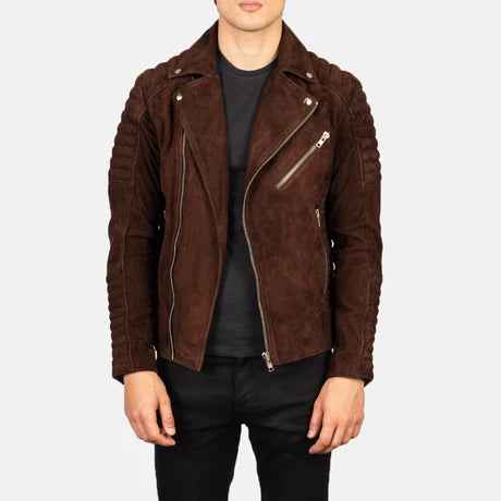 Armand Black Leather Biker Jacket
