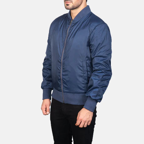 Zack Black Bomber Jacket