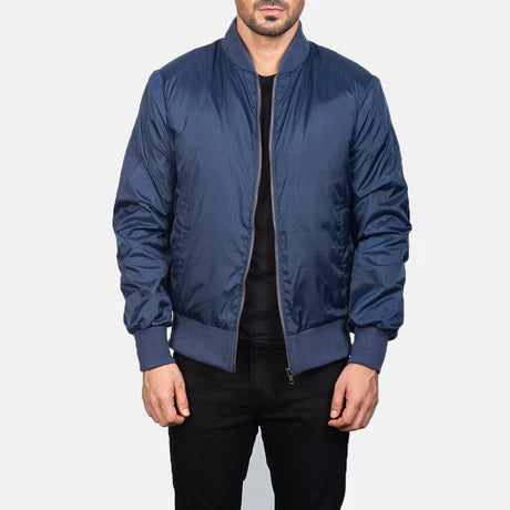 Zack Black Bomber Jacket