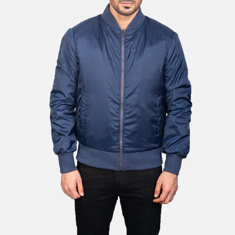 Zack Black Bomber Jacket