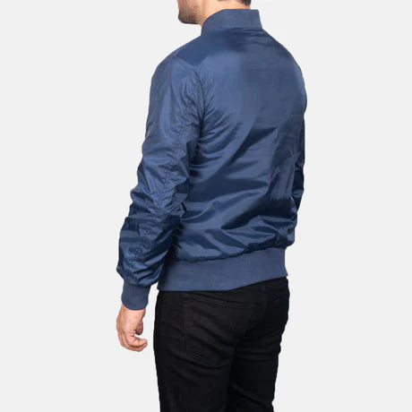 Zack Black Bomber Jacket