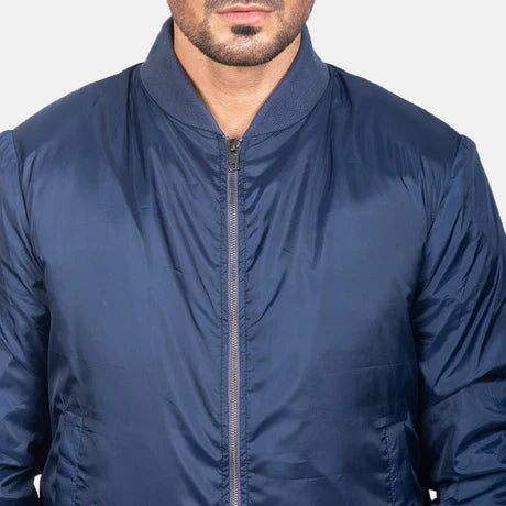Zack Black Bomber Jacket