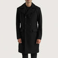 Claud Grey Wool Double Breasted Coat