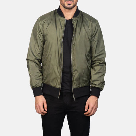 Zack Black Bomber Jacket