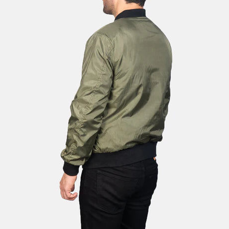Zack Black Bomber Jacket