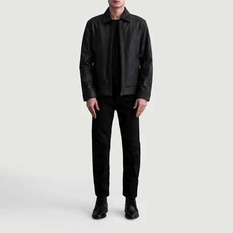 Inferno Black Leather Jacket