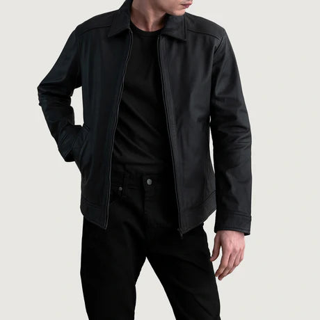 Inferno Black Leather Jacket