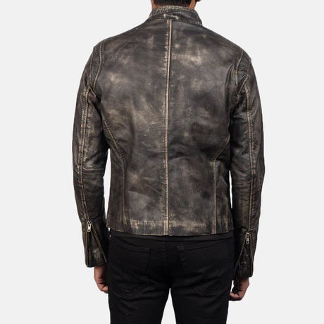 Ionic Black Leather Jacket