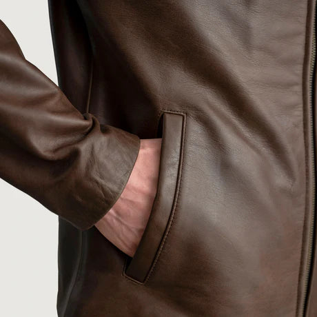 Mystical Black Leather Jacket