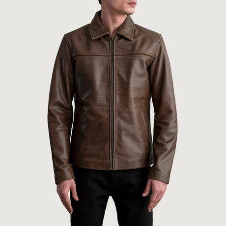 Mystical Black Leather Jacket
