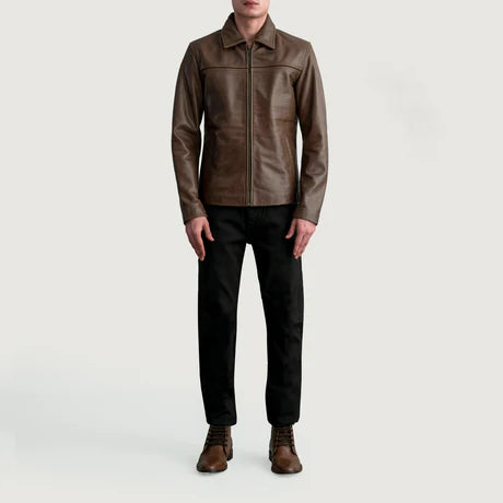 Mystical Black Leather Jacket