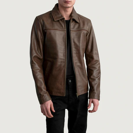 Mystical Black Leather Jacket