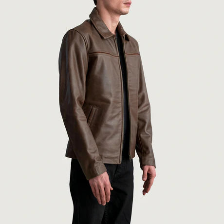 Mystical Black Leather Jacket