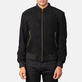 Shane Mocha Suede Bomber Jacket