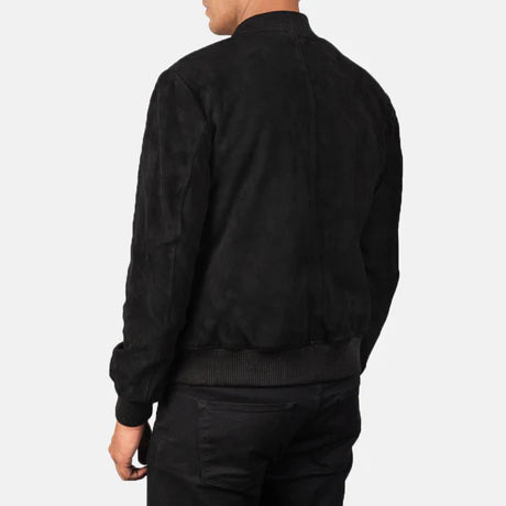 Shane Brown Leather Bomber Jacket