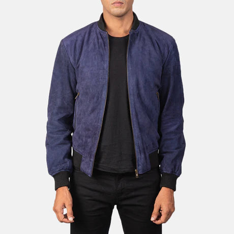 Shane Brown Leather Bomber Jacket