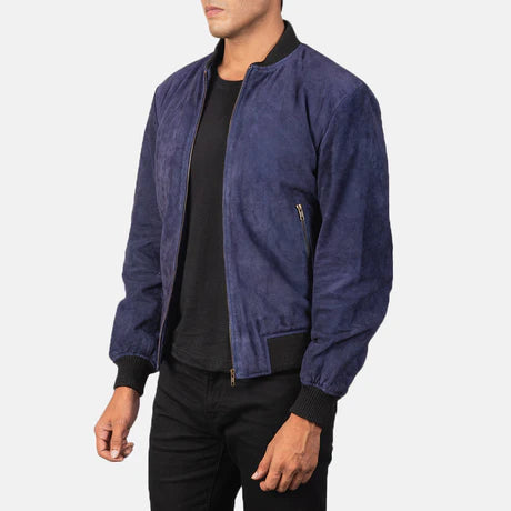 Shane Brown Leather Bomber Jacket