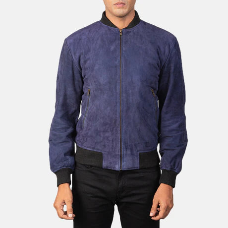 Shane Brown Leather Bomber Jacket