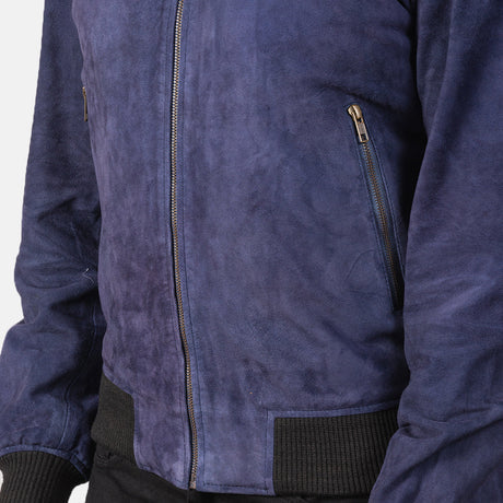 Shane Brown Leather Bomber Jacket