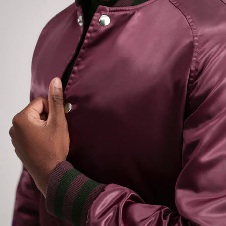 Xander Black Varsity Jacket
