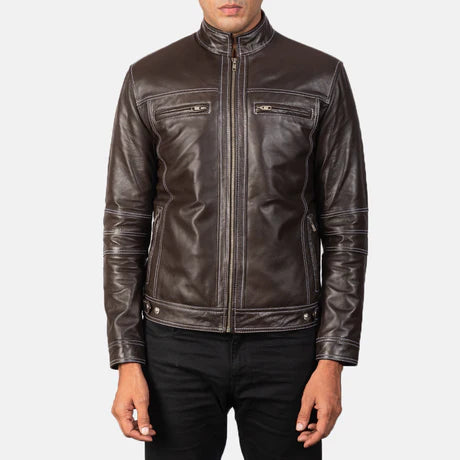 Youngster Black Leather Biker Jacket