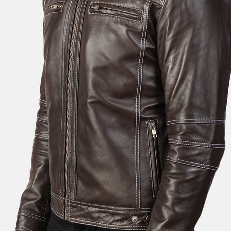 Youngster Black Leather Biker Jacket