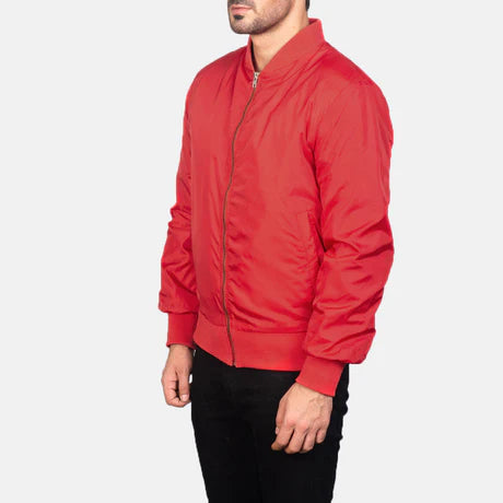 Zack Black Bomber Jacket