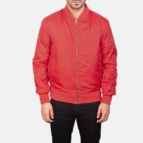 Zack Black Bomber Jacket