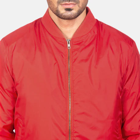 Zack Black Bomber Jacket