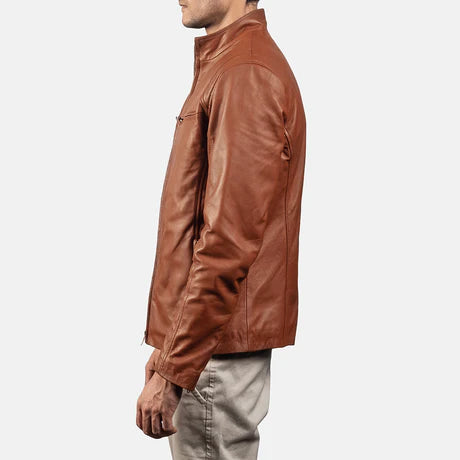 Ionic Black Leather Jacket