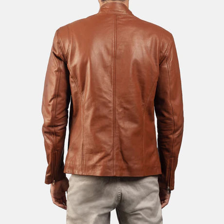 Ionic Black Leather Jacket
