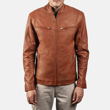 Ionic Black Leather Jacket
