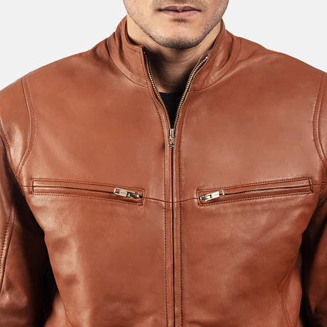 Ionic Black Leather Jacket