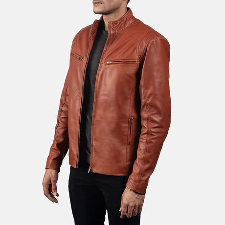Ionic Black Leather Jacket